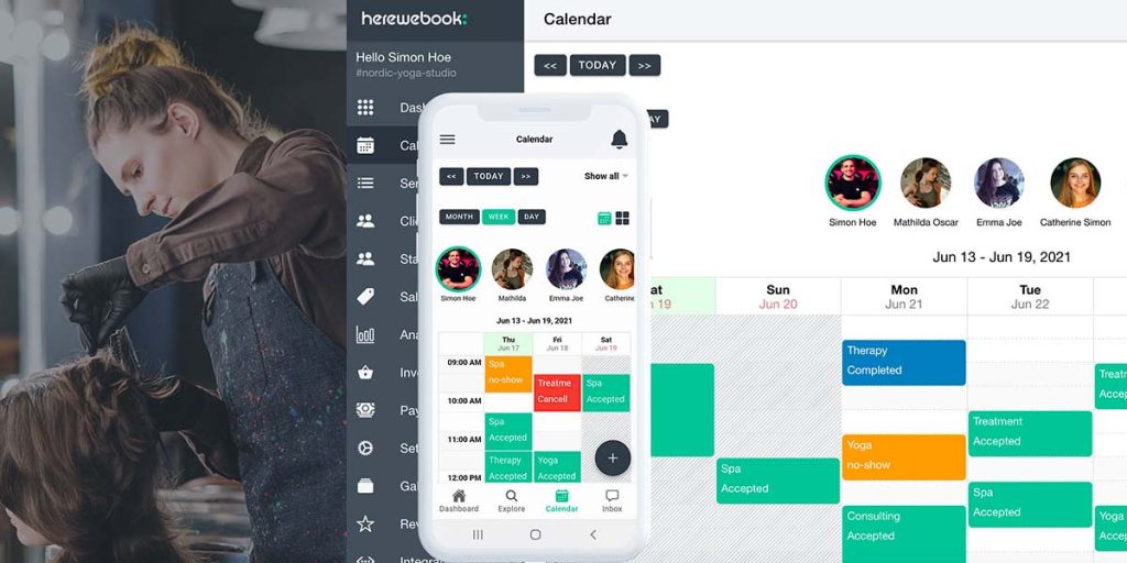 free online booking system for salons